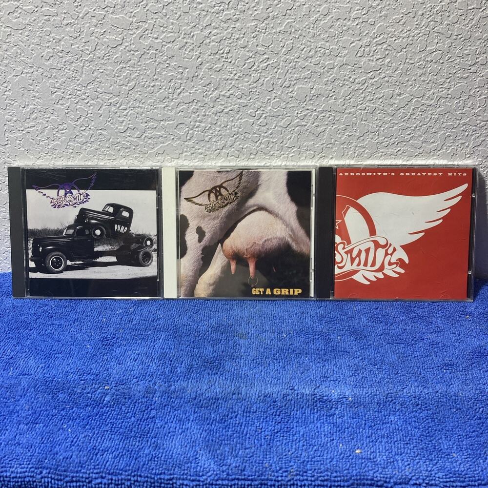 Aerosmith Cd Lot 3 Cds